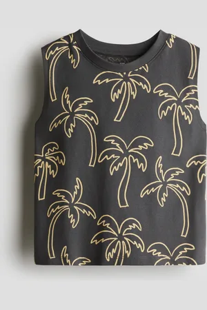 H&M Tanktop mit Print - Grau