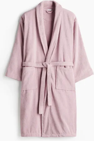 H&M Bademantel aus Frottee - Pink