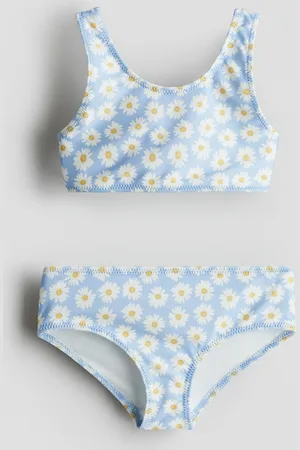 H&M Bikini mit Musterprint - Blau