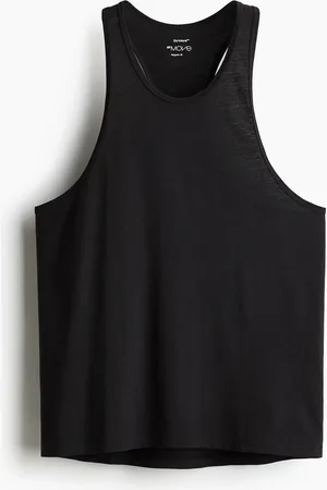 H&M Sport-Tanktop mit DryMove™ in Regular Fit - Schwarz