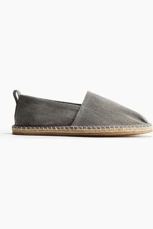 H&M Espadrilles aus Canvas - Grau