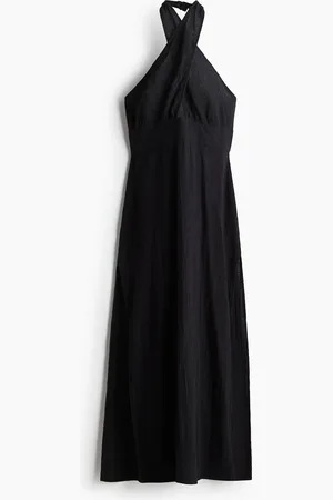 H&M Strandkleid mit Neckholder - Schwarz