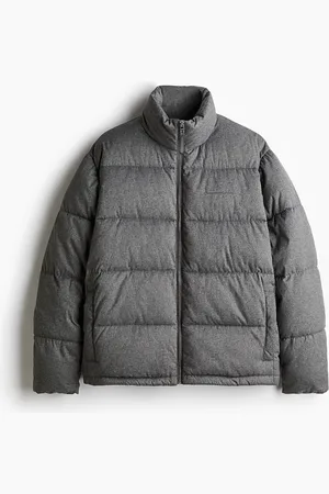 H&M Wasserabweisende Pufferjacke in Loose Fit - Grau