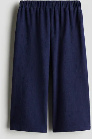 H&M Weite Jerseyhose - Blau