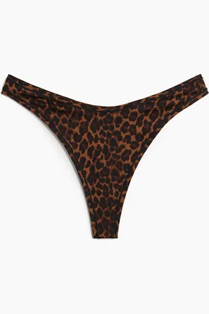 H&M 3er-Pack Tangas aus Mikrofaser - Schwarz