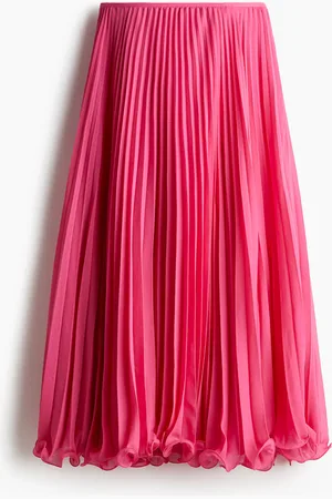 H&M Zarter Faltenrock - Pink