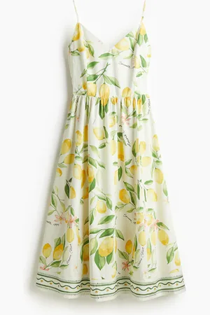 H&M Trägerkleid - Weiß