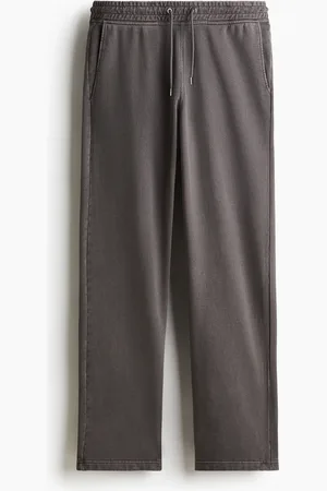 H&M Ausgewaschene Sweatpants in Relaxed Fit - Grau