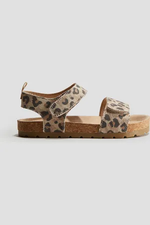 H&M Sandalen mit Knöchelriemen - Beige