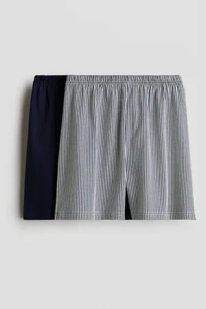 H&M 2er-Pack Schlafshorts - Blau