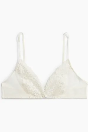 H&M Soft-BH aus Spitze - Weiß