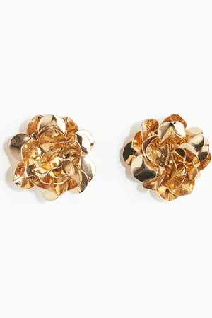 H&M Blütenförmige Ohrringe - Gold