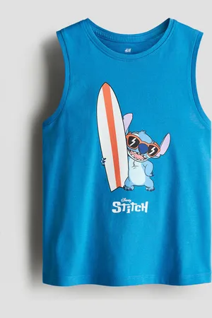 H&M Tanktop mit Print - Blau