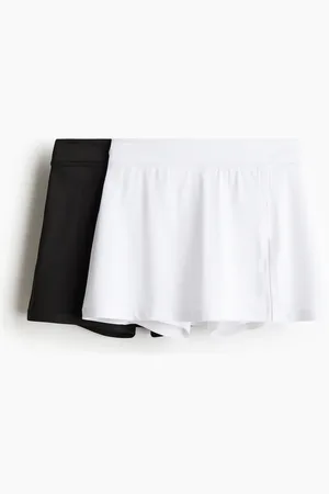 H&M 2er-Pack Tennisröcke mit DryMove™ - Weiß
