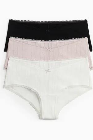 H&M MAMA 3er-Pack Baumwollhipster - Weiß
