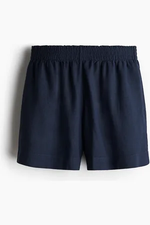 H&M Shorts aus Leinenmix - Blau