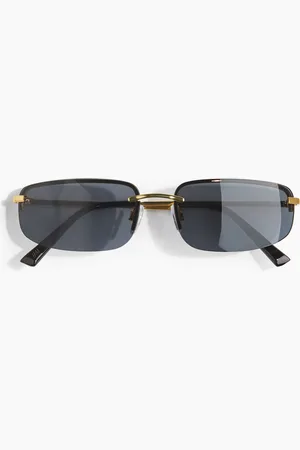 H&M Rechteckige Sonnenbrille - Gold