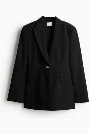 H&M Taillierter Blazer - Schwarz
