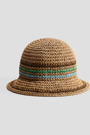 H&M Strohhut im Häkellook - Türkis