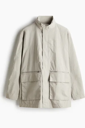 H&M Wasserabweisender Parka in Regular Fit - Braun