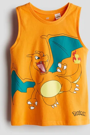 H&M Tanktop mit Print - Orange