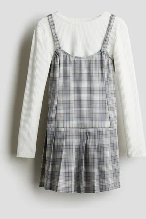H&M 2-teiliges Set mit Shirt und Kleid - Weiß