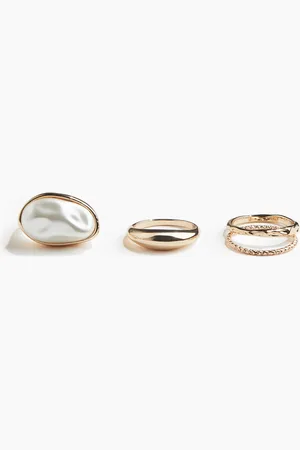 H&M 4er-Pack Ringe - Gold