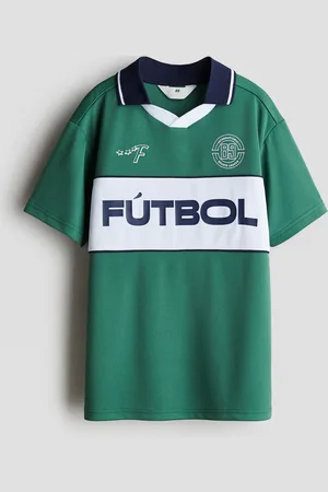 H&M Fußballtrikot mit Kragen - Grün
