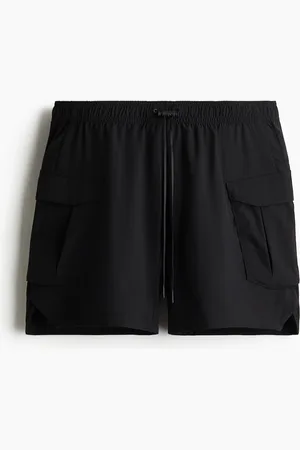 H&M Halblange Cargo-Sportshorts mit DryMove™ - Schwarz