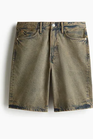 H&M Lässige Denimshorts - Grün