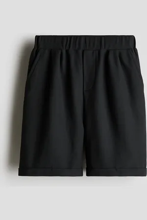 H&M Jerseyshorts in Loose Fit - Schwarz