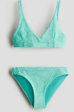 H&M Bikini mit V-Ausschnitt - Türkis