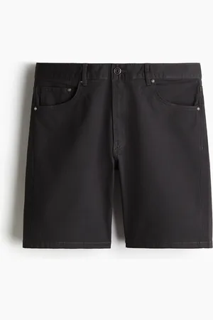 H&M 5-Pocket-Shorts aus Twill in Regular Fit - Grau