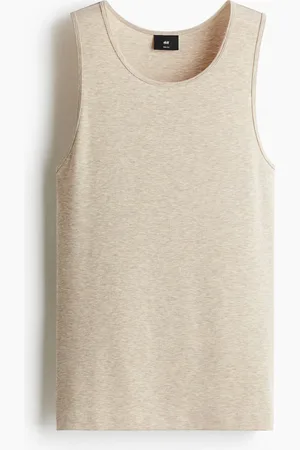 H&M Tanktop in Slim Fit - Beige