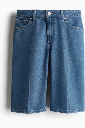 H&M Bermuda-Jeansshorts in Regular Fit - Blau