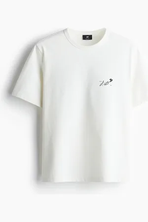 H&M COOLMAX® T-Shirt in Regular Fit - Weiß
