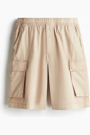 H&M Cargoshorts in Loose Fit - Beige