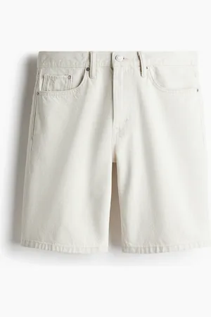 H&M Regular Denim Shorts - Beige