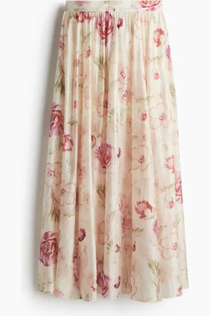 H&M Voluminöser Maxirock - Beige