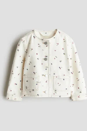 H&M Jacke aus Baumwolldenim - Weiß