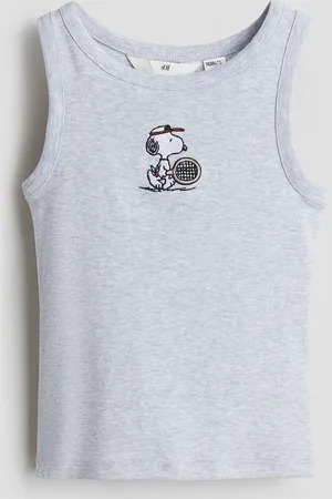 H&M Tanktop mit Print - Grau