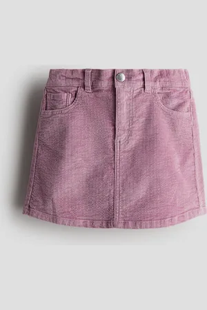 H&M Rock aus Baumwollcord - Pink