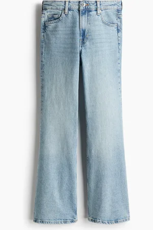 H&M Flared High Jeans - Blau