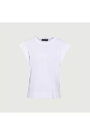 Hallhuber Damen Shirts - Boxy-Shirt aus Baumwolle-Modal-Mix