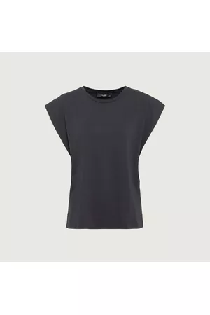 Hallhuber Damen Shirts - Boxy-Shirt aus Baumwolle-Modal-Mix