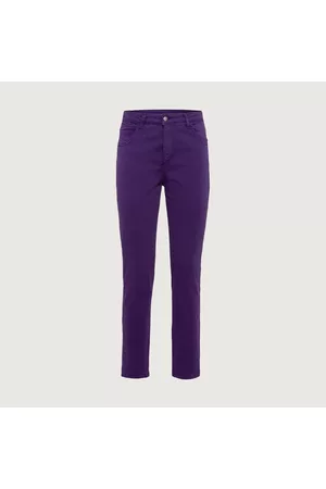 Hallhuber Damen Skinny Jeans - Cropped Skinny-Jeans aus weichem Baumwoll-Denim