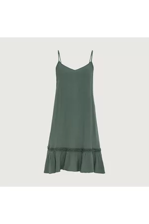 Hallhuber Damen Sommerkleider - Leichtes Sommerkleid aus Lenzing™-EcoVero™ mit Rückenausschnitt