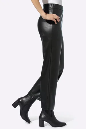 Heine Lederimitat-Hose