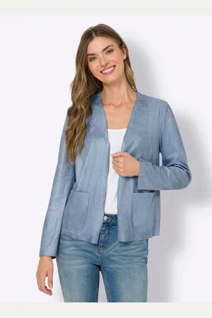 Heine Lederimitat-Blazer