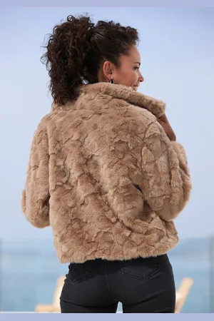 Lascana Fellimitatjacke